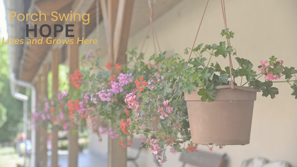 porch swing hope, finding hope, holding onto hope, holding onto faith, christianity, overcoming loneliness